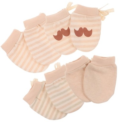 4 pary rękawiczek dziecięcych Bawełniane rękawiczki dla noworodków