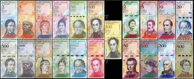 Wenezuela - Zestaw Bolivares - P88-108 - St.1