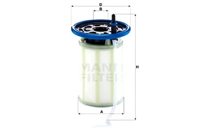 MANN-FILTER FILTRAS DEGALŲ ALFA ROMEO STELVIO 2.2D 12.16- 