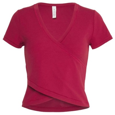 Athleta Transcend Wrap Tee Koszulka Sportowa r.S