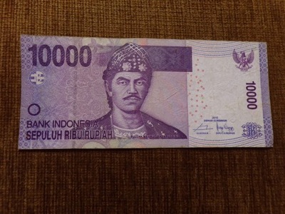 C454.INDONEZJA 10 000 RUPII