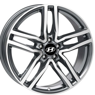 NUEVO DISCOS DE ALEACIÓN LIGERA (DE TITANIO) TIPO ALUTEC-HYUNDAI 18