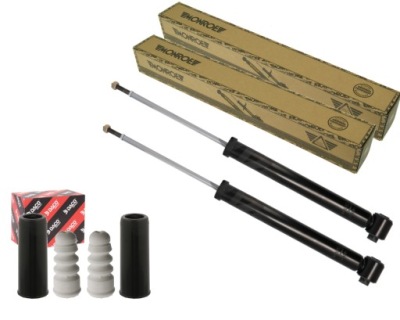 Monroe 2x амортизатори + захист відбійники vw passat b5 audi a6 c5 superb i задня фото №1