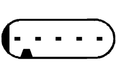 Hella расходомер воздуха 5 pin, вкладыш bmw фото №1