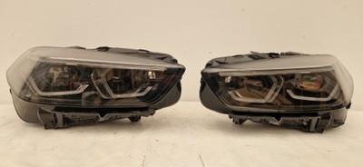 Bmw 1 f40 shadow black line full led комплектная лампа передняя левая правая фото №1