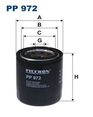 PP972 FILTER FUEL  