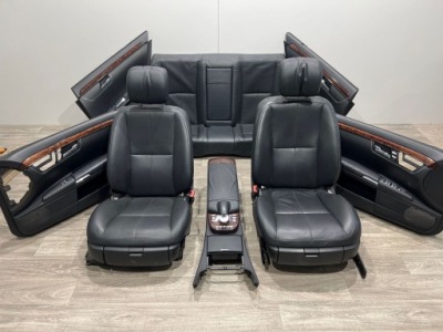 Mercedes s w221 сиденья заднее сиденье обшивки вентиляция фото №1