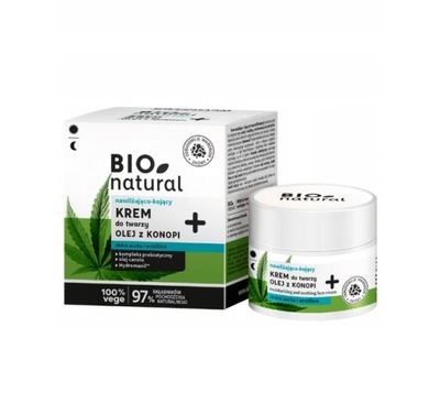 IDEEPHARM Bio Natural krem Olej z konopi 50ml