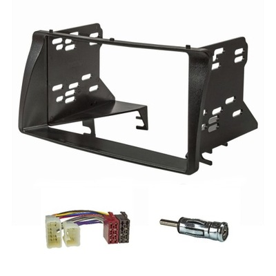 Рамка з'єднувач iso антена 2din toyota corolla e12 фото №1