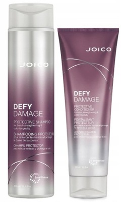 Joico Defy Damage zestaw szampon 300 + odżywka 250 ml stop uszkodzeniom