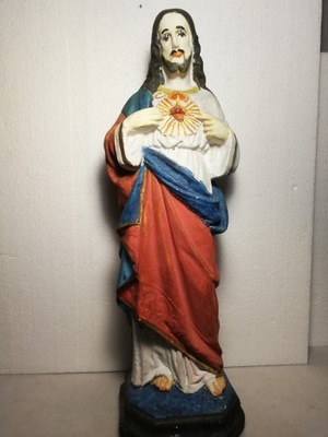 Stara gipsowa figura JEZUS 49 cm