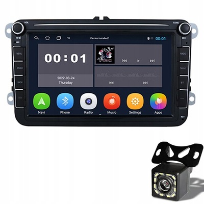 RADIO ANDROID 8'' PARA VW TIGUAN TOURAN CADDY T5 T6  