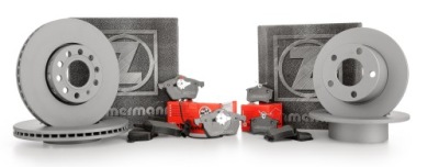 Тормозные диски тормозные колодки zimmerman p+t do volvo s40 ii 278mm фото №1
