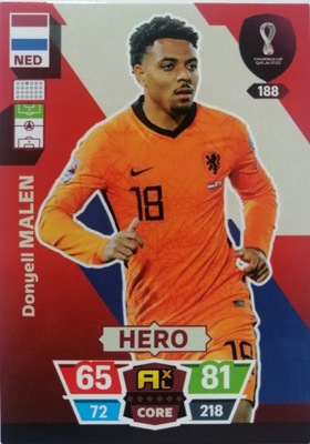 WORLD CUP QATAR 2022 HERO HOLANDIA 188 MALEN