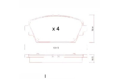 КОЛОДКИ ТОРМОЗНЫЕ NISSAN PRIMERA 02-08 ZIMMERMANN