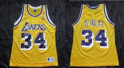 Shaquille O'Neal Los Angeles Lakers NBA Champion oryginalna koszulka S
