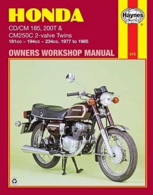 HONDA CD/CM185 200T+CM250C 2-VALVE TWINS 1977-1985 - Anon [KSIĄŻKA] 