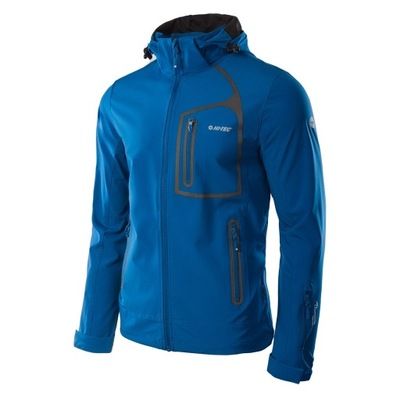 Kurtka męska Softshell HI-TEC NILS r. L granat