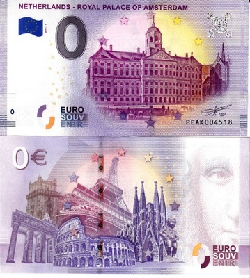 Banknot 0-euro- Holandia 2019-1- Palace Amsterdam
