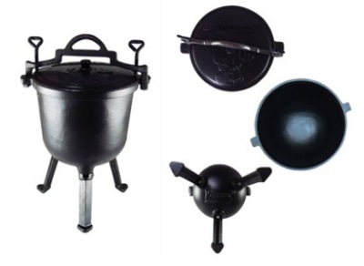 Kociołek żeliwny stojący 10 l