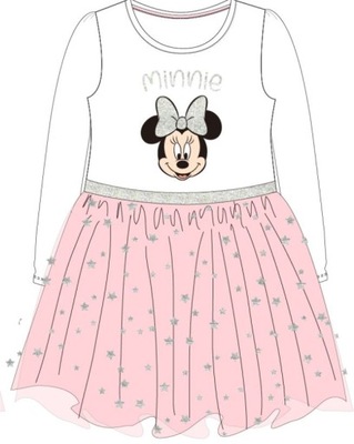 MYSZKA MINNIE MINI Sukienka r. 128 Tiul