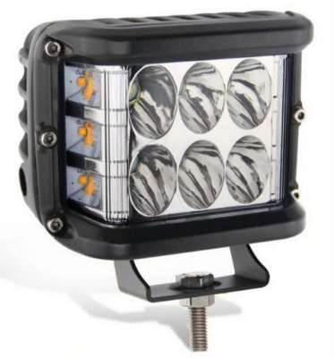 Лампа робоча протитуманна фара cube 12 led 36w 12-24v off road tir тягач bus quad фото №1