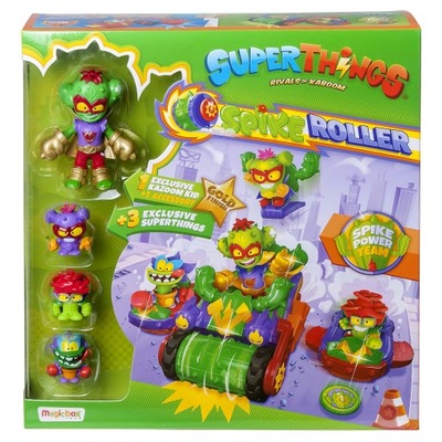 SUPER THINGS ZINGS SERIA 8 POJAZD SPIKE ROLLER