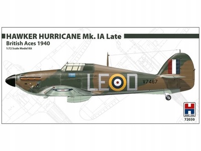 Samolot Hawker Hurricane Mk.Ia Late model 72030 Hobby 2000