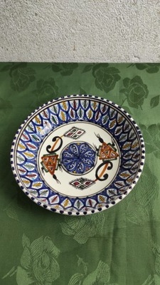 talerz ceramiczny ozdobny Bolesławiec