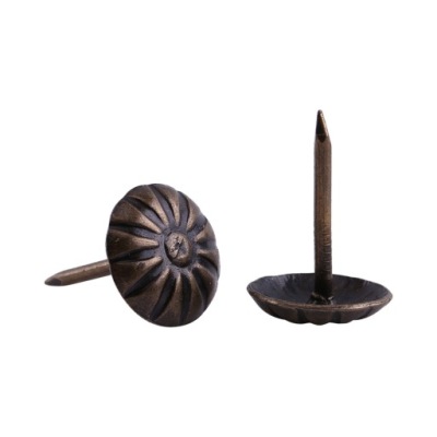 100X GWOŹDZIE TAPICERSKIE OZDOBNE METAL 11X16MM
