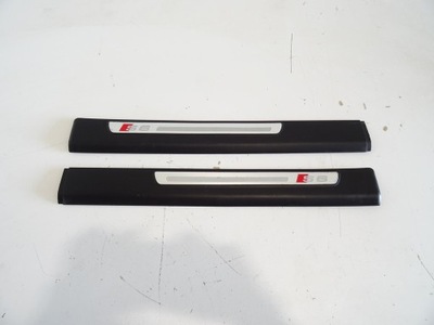 Audi a6 c6 s6 накладки накладки порог задние фото №1