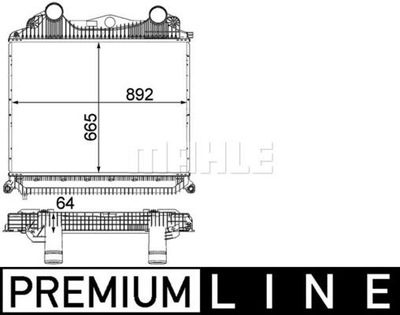 MAHLE CI 123 000P AUŠINTUVAS ORO DOLADOWUJACE 