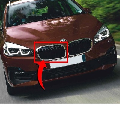 Решётка радиатора решётка радиатора решётка радиатора правая bmw 2 f45 f46 nowa фото №1