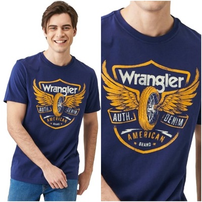 Męska koszulka t-shirt Wrangler AMERICANA TEE S