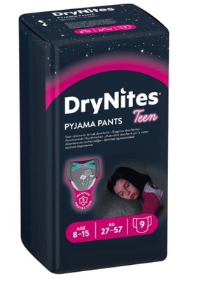 DryNites, pieluchomajtki, 8-15 lat, 9 sztuk