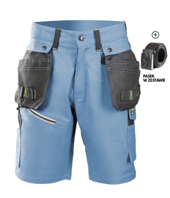 SEVEN KINGS TROUSERS SHORT PRO NIEBIESKIE POLSTAR [A6KS]  