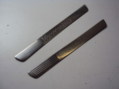 Накладки пороговые mercedes c-klasa w205 fl 19- фото №1