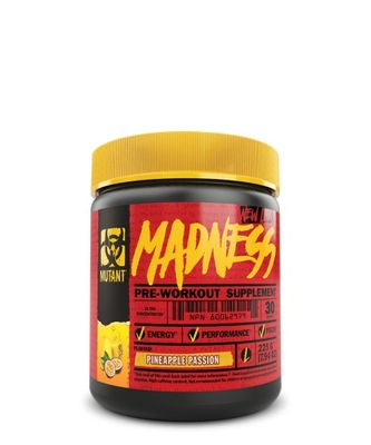 Pre-Workout Mutant Madness Cytrulina Mutant Madness Pineapple Passion 225G