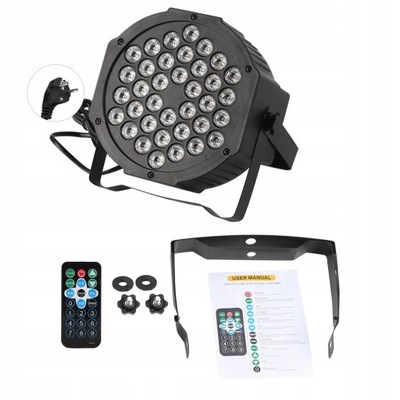KOLOROFON REFLEKTOR LED PAR 36X1W RGB