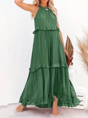 2023 Summer New Irregular Cake Dress Sleeveless L