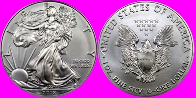 USA 1 dolar 2018 Amerykański Srebrny Orzeł /U551