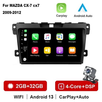 RADIO NAWIGACYJNE GPS PARA MAZDA CX-7 CX7 CX 7 2007 2008 2009 2010-2014 BT  