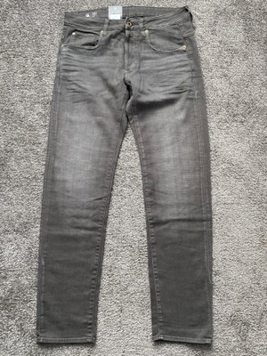 Spodnie jeansy G-Star Raw r.31/32 3301slim szare