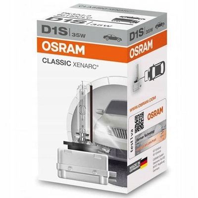 OSRAM D1S 85V 35W ЛАМПОЧКА КСЕНОН XENARC КЛАСИЧЕСКИЙ 4150K 3200 LM 66140CLC