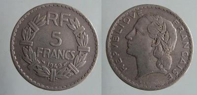 N1245. FRANCJA, 2 FRANKI, 1949