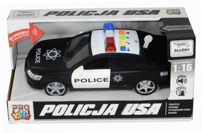 Pojazd z dźwiękami - Policja USA