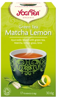 Yogi Tea Herbata Green Tea Matcha Lemon 17X1,8 G