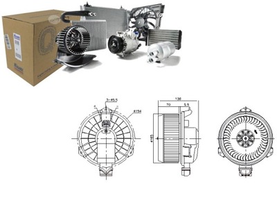 FAN AIR BLOWERS FORD GALAXY III MONDEO V S-MAX FORD USA EDGE  