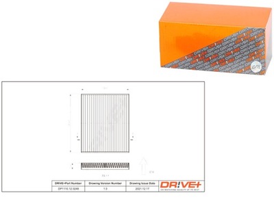 Фільтр кабіни kia 16- sportage вугільний drive+ фото №1