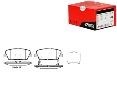 КОМПЛЕКТ - КОМПЛЕКТ КОЛОДОК ТОРМОЗНЫХ [REMSA]